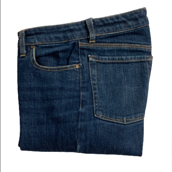 GF FERRE Refined Straight Leg Italian Blue Jeans Sz 26 - Picture 4 of 11